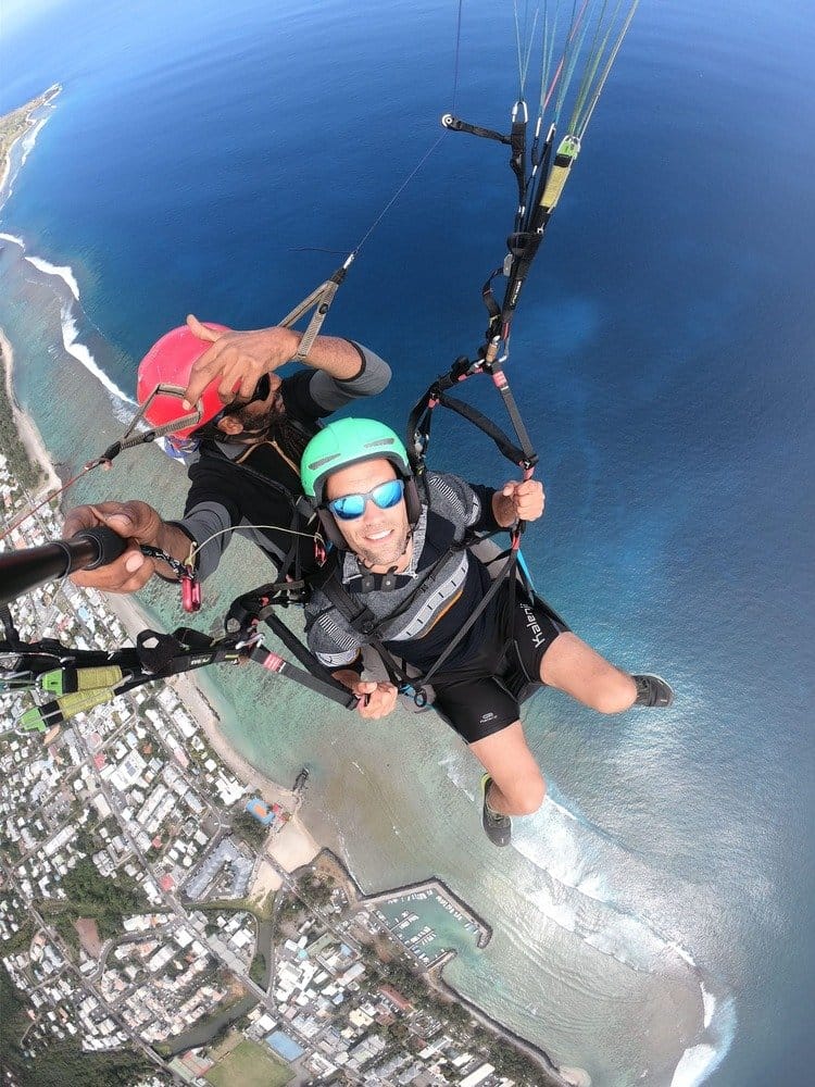 Parapente réunion baptême découverte avec AIR DES CIMES 974