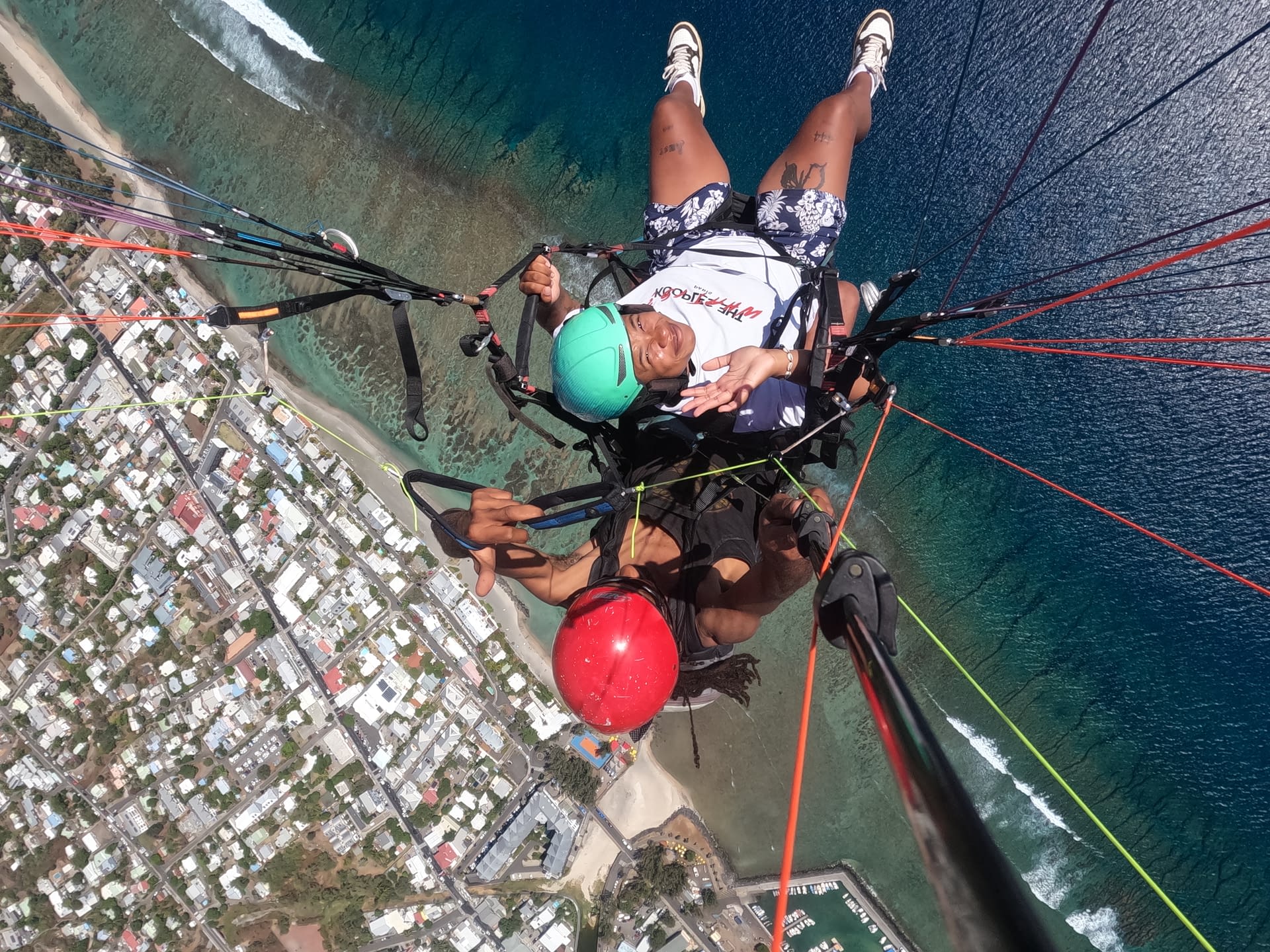 Parapente réunion baptême avec AIR DES CIMES 974