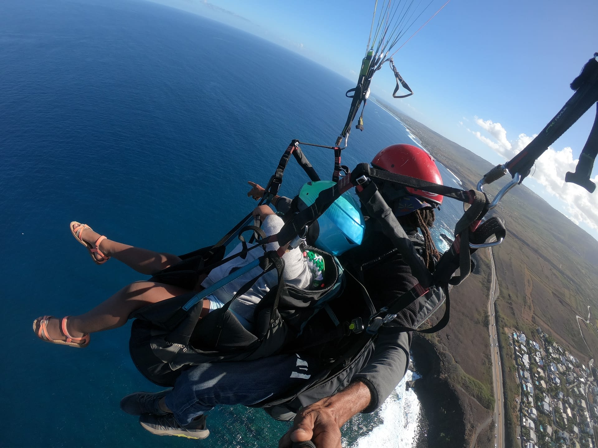 Parapente réunion baptême pour les enfants avec AIR DES CIMES 974